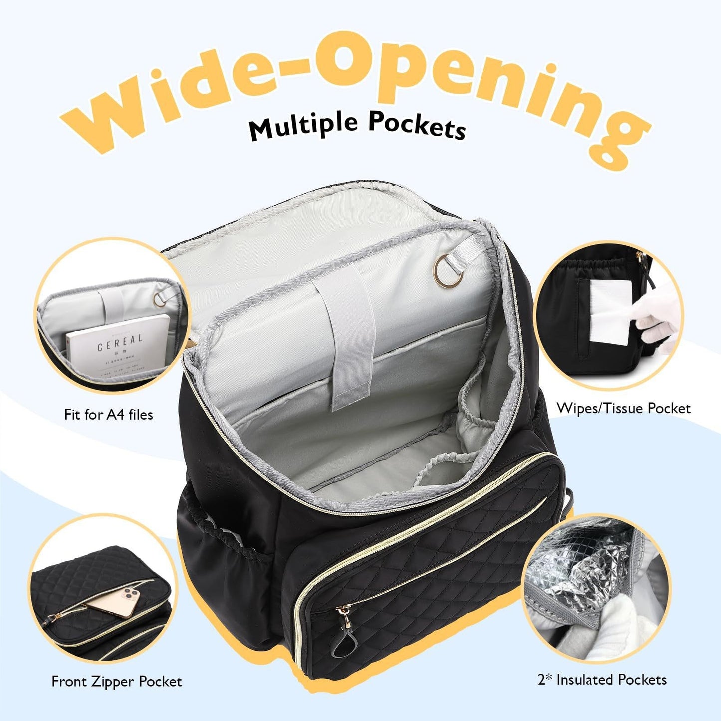 Multifunktionaler Rucksack mit Isolierten Fächern Brehn