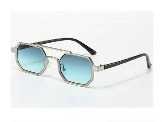 Damen geometrische Sonnenbrille mit einzigartigem Design Brehn