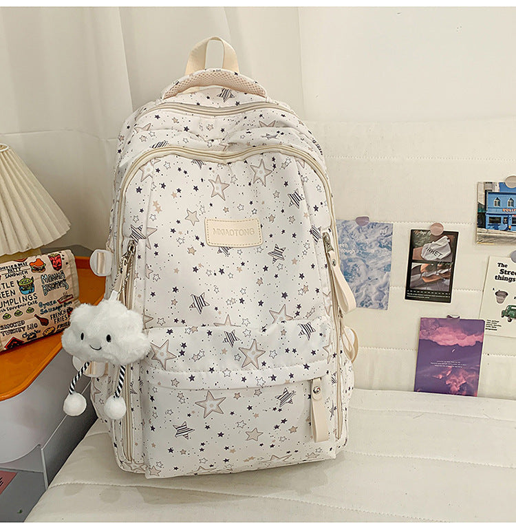 Stern-musternder Komfort Schulrucksack Brehn