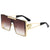 Damen oversized Luxus-Sonnenbrille mit filigranem Designelement Brehn