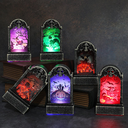 Dekorative LED Gespenster Friedhof Laterne Brehn