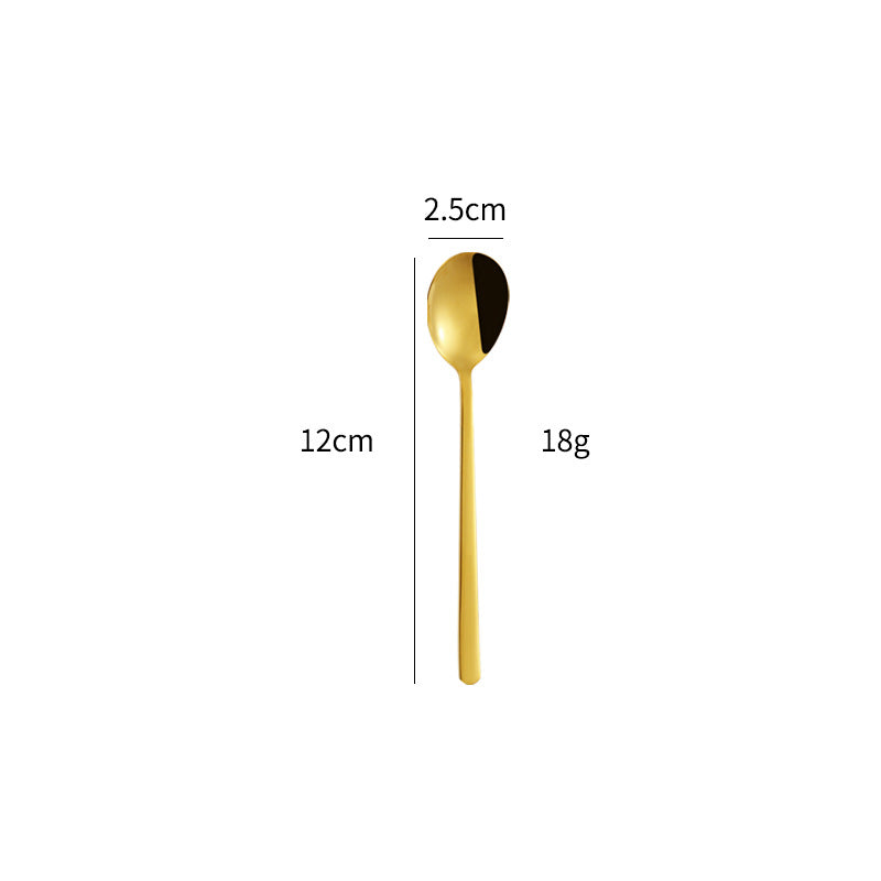 Eleganter Dessertlöffel mit Luxuriöser Goldener Oberfläche Brehn