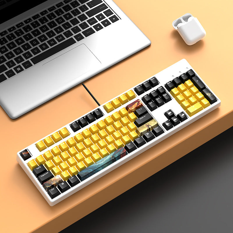 Verdrahtete ergonomische mechanische Tastatur Brehn