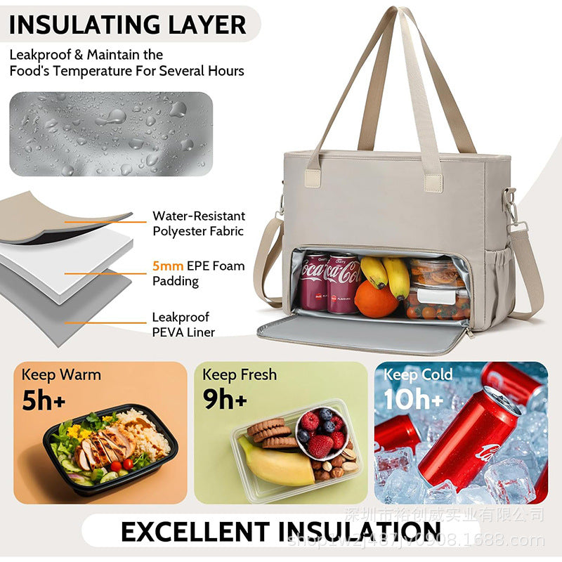 Isolierte Mehrzweck-Mittags-Tasche Brehn