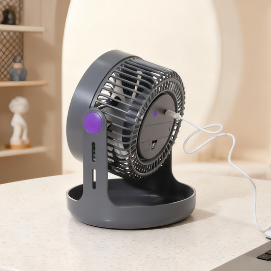Damen Tragbarer Mini-Lüfter mit ergonomischem Design und USB-Ladefunktion Brehn