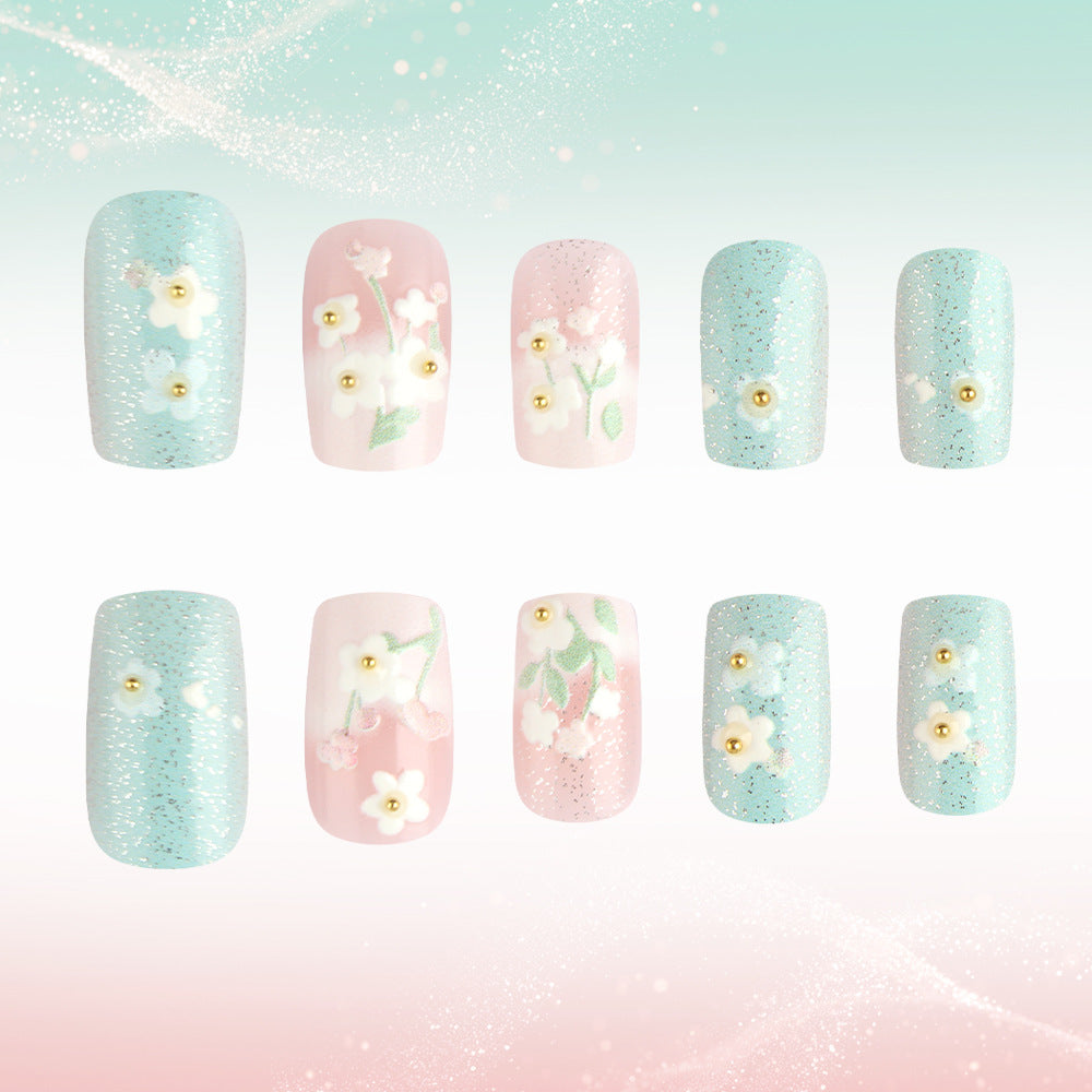 Floral Garden Press-On Nagelkunst Brehn
