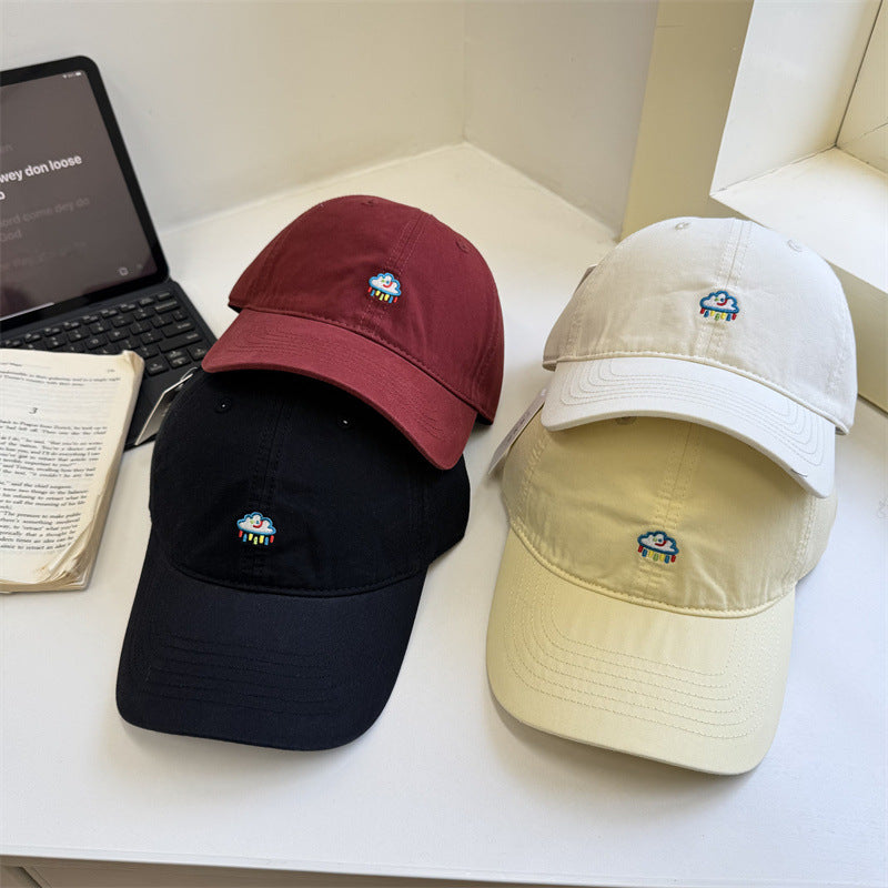 Frauen Bestickte Baumwolle Dad Hat Brehn