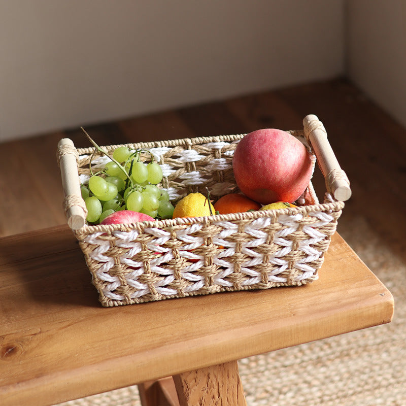 Handgefertigter Wäschekorb aus Naturmaterial Brehn