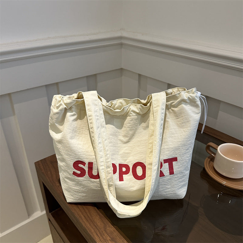 Lässige Baumwoll-Tote-Bag Brehn