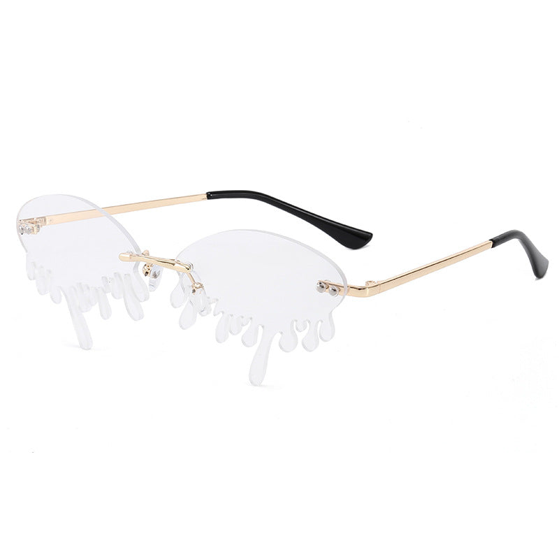 Damen Sonnenbrille mit kreativem Tropfen-Design Brehn