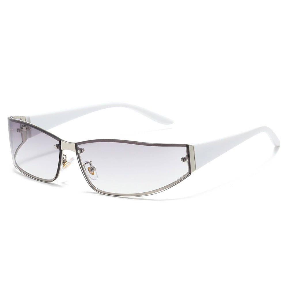 Stylische Cat-Eye Shield Sonnenbrille Brehn