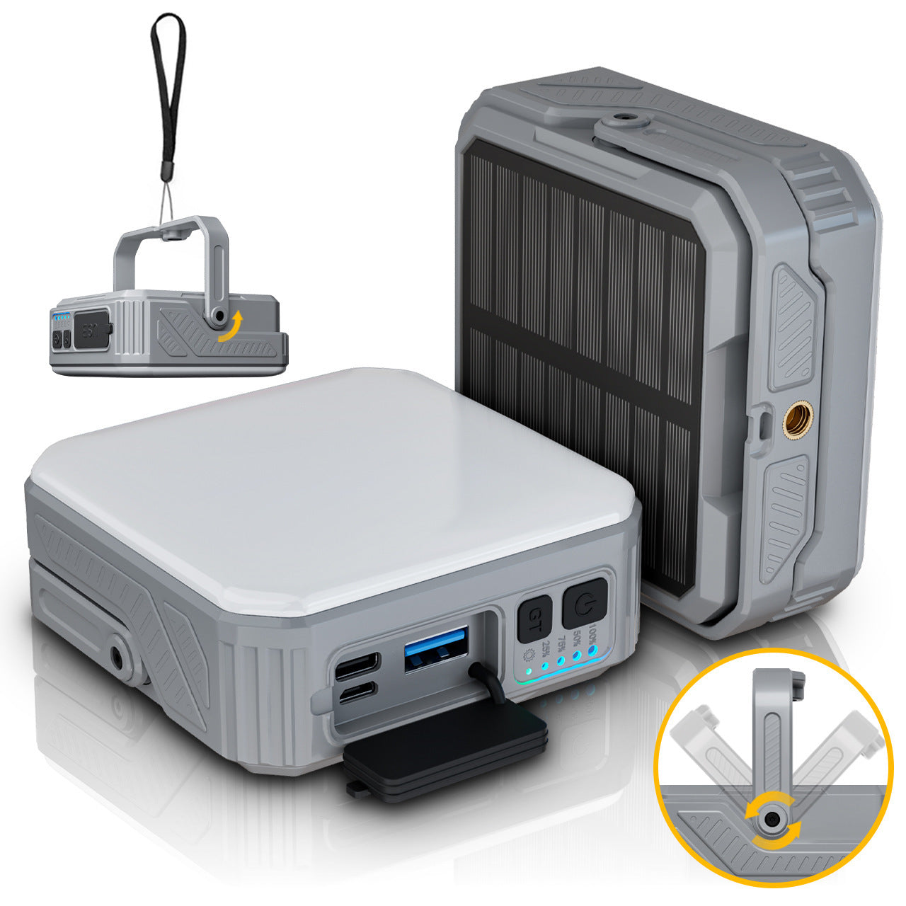 Tragbare Solarstrombank Brehn