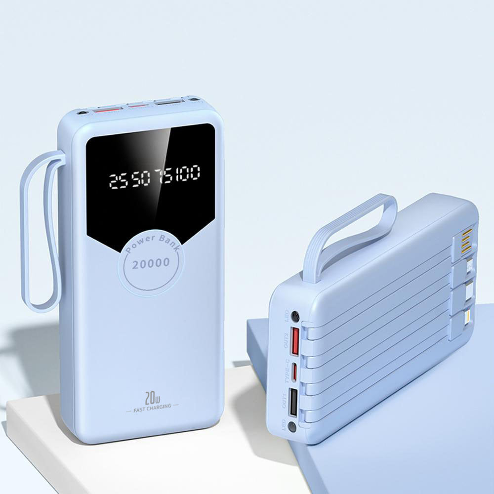 Powerbank mit Schnellladefunktion und LED-Anzeige Brehn