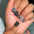 Dekorative Press-On Nagelkunst Brehn