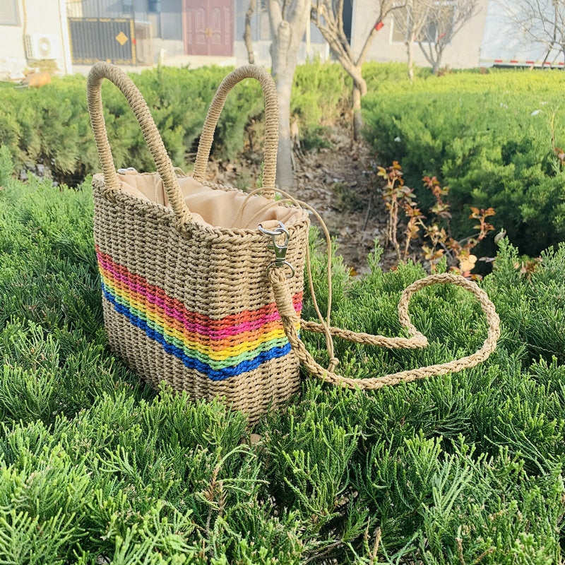 Strandtasche mit Bunten Akzenten Brehn