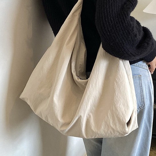 Weicher Stoff Lässiger Schultertasche