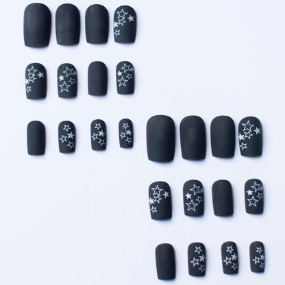 Künstlerisches Sternmuster Nagelkunst Set