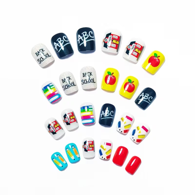 Kreatives Schul-Themen-Nagelkunst-Set Brehn