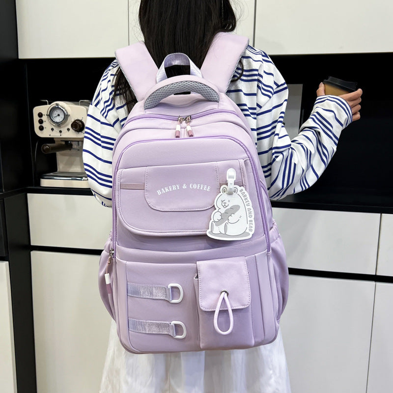 Stylischer Mehrfach-Taschen-Rucksack Brehn
