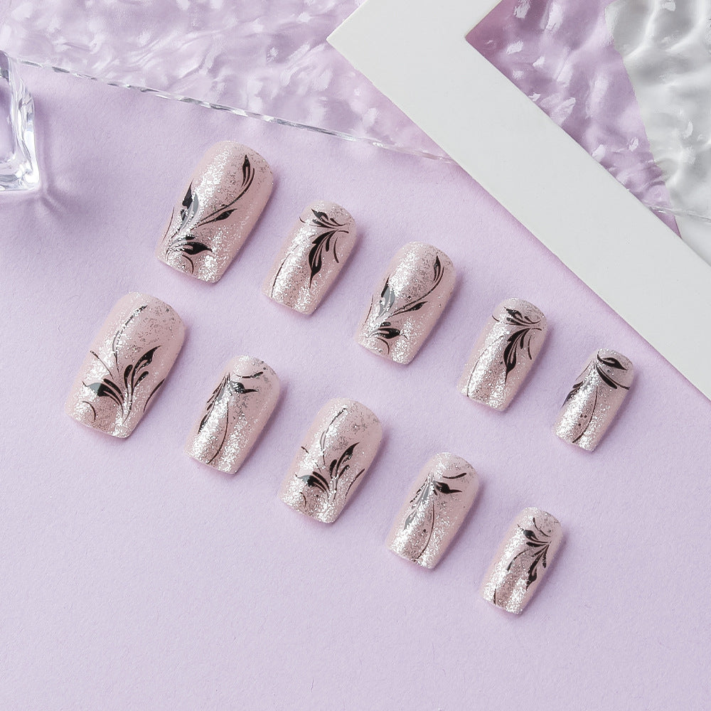 Floral Gel Nail Art Design Brehn 1787542888