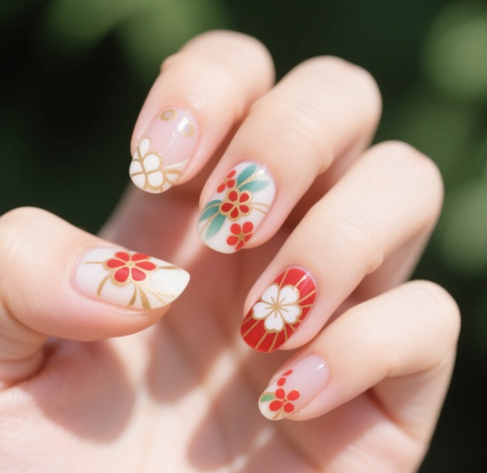 Blumenverlauf Nagelkunstset Brehn