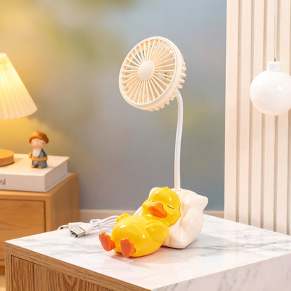Damen innovativer Tischventilator mit niedlichem Enten-Design Brehn