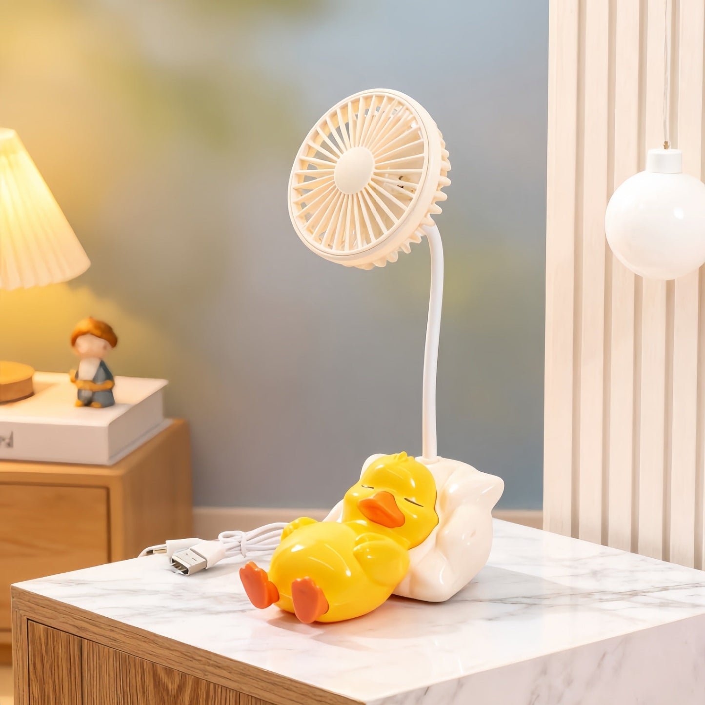 Damen Lustiger USB Tischventilator mit Tierdesign Brehn