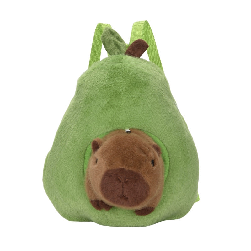 Plüsch Tier-Rucksack mit Avocado-Design Brehn