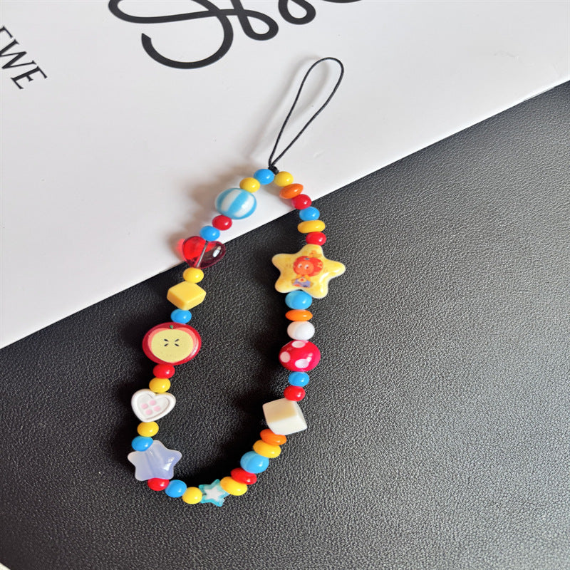 Funky Perlen Charm Lanyard Brehn