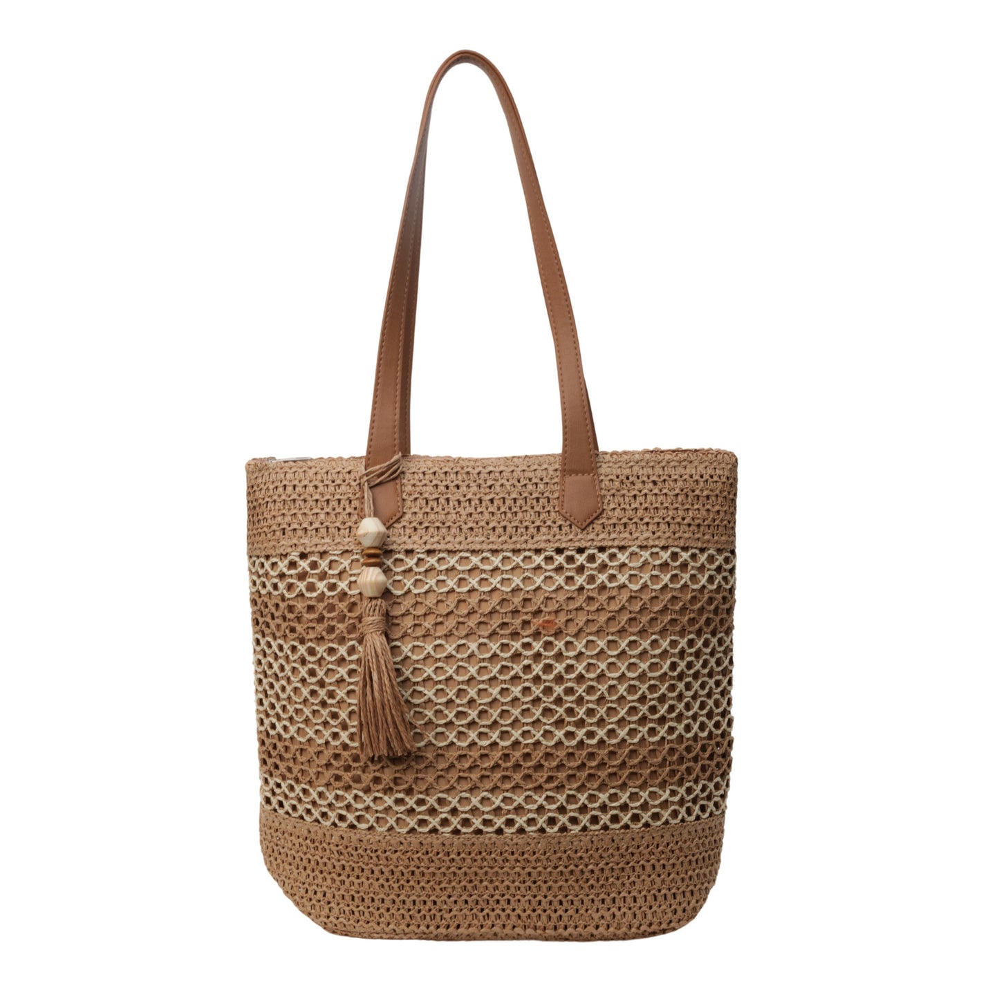 Handtasche mit Rustikalem Wellendesign Brehn