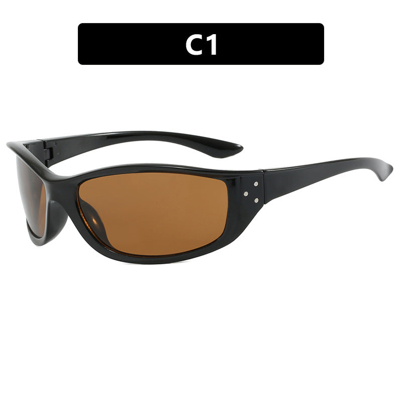 Damen Sportliche Sonnenbrille mit ergonomischem Rahmen und UV-Schutz Brehn