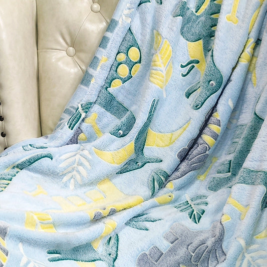 Unisex Dino-Flauschdecke Brehn