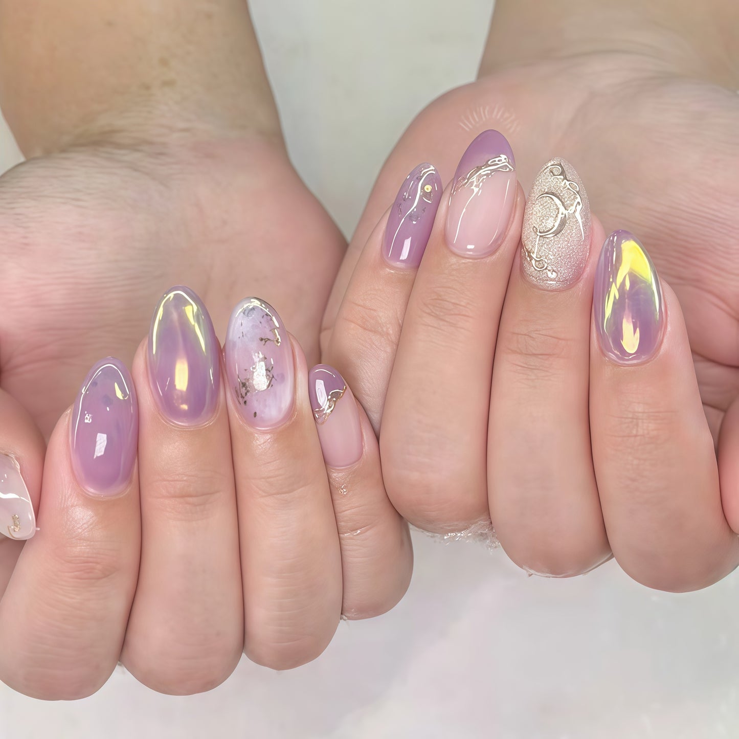 Dekorative Gel-Nagelkunst-Verlängerungen Brehn