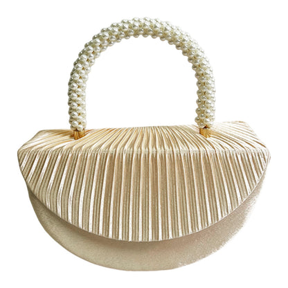 Falten Satin Clutch Handtasche