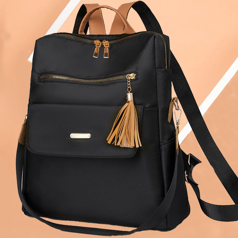Multifunktionaler Rucksack mit dekorativem Quast Brehn