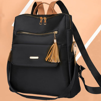 Multifunktionaler Rucksack mit dekorativem Quast Brehn