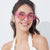 Damen Herzförmige Sonnenbrille mit UV-Schutz und stylischem Rahmen Brehn