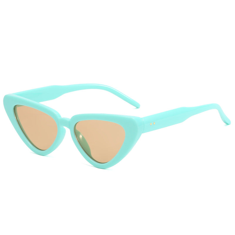 Damen stilvolle Cat-Eye Sonnenbrille mit auffälligem Design Brehn