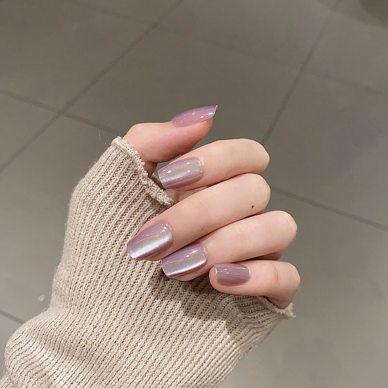 Stylische Press-On-Nageltips mit Leopardendesign Brehn