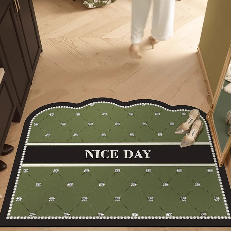 Elegante Botanische Design Komfortmatte für Zuhause