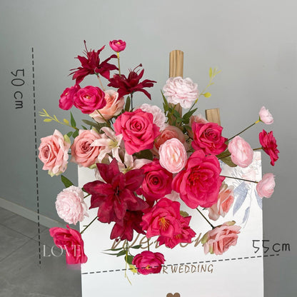 Elegantes Hochzeitsblumen-Dekorationsset
