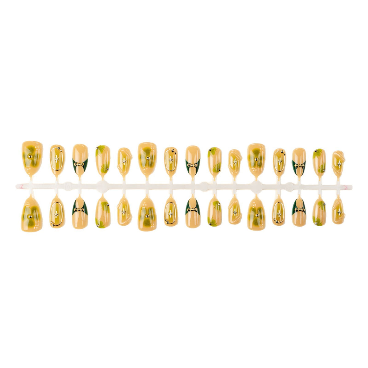 Kunstnagelset mit filigranen Floralen Akzenten Brehn