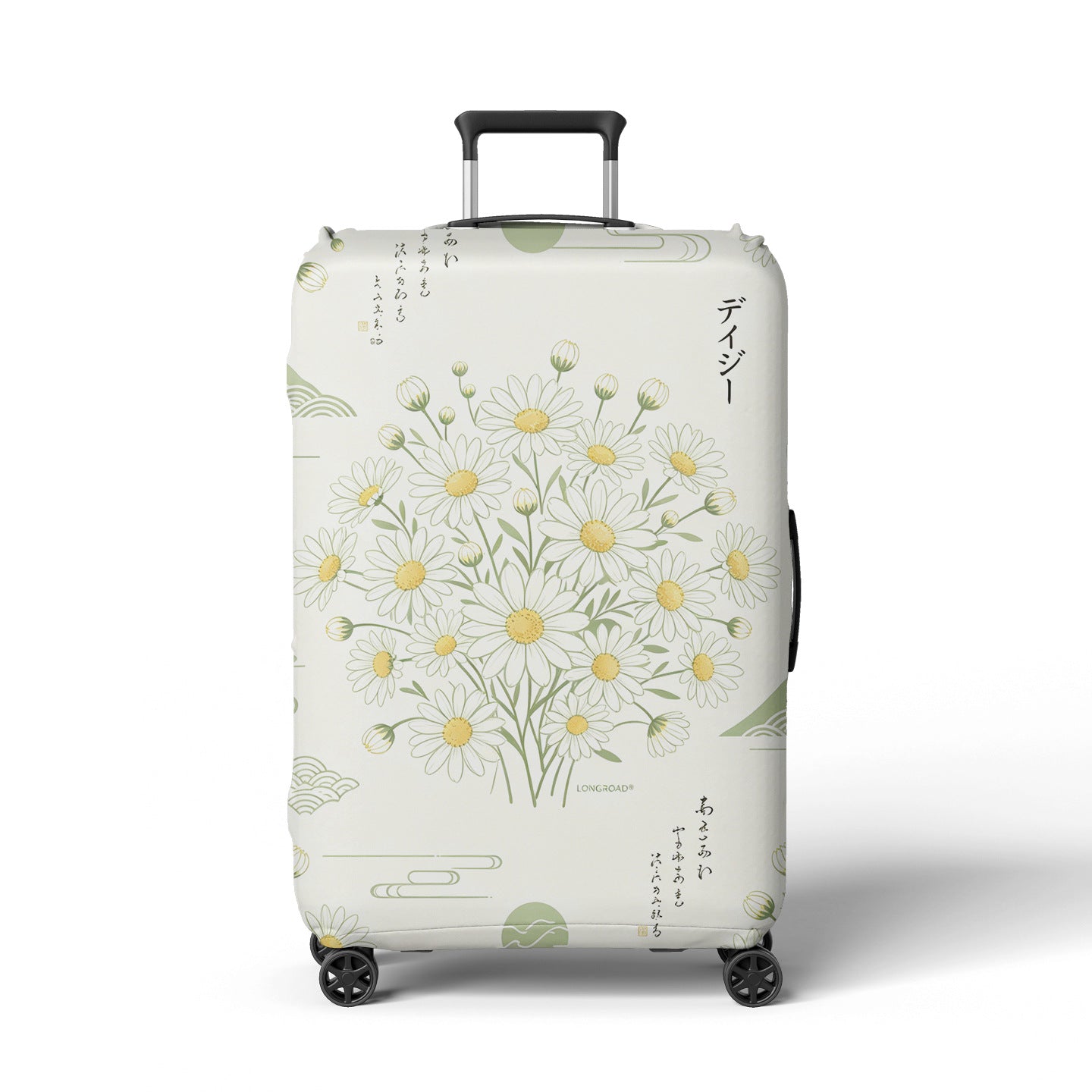 Damen Reisekoffer Brehn Blumendesign mit verstellbarem Griff