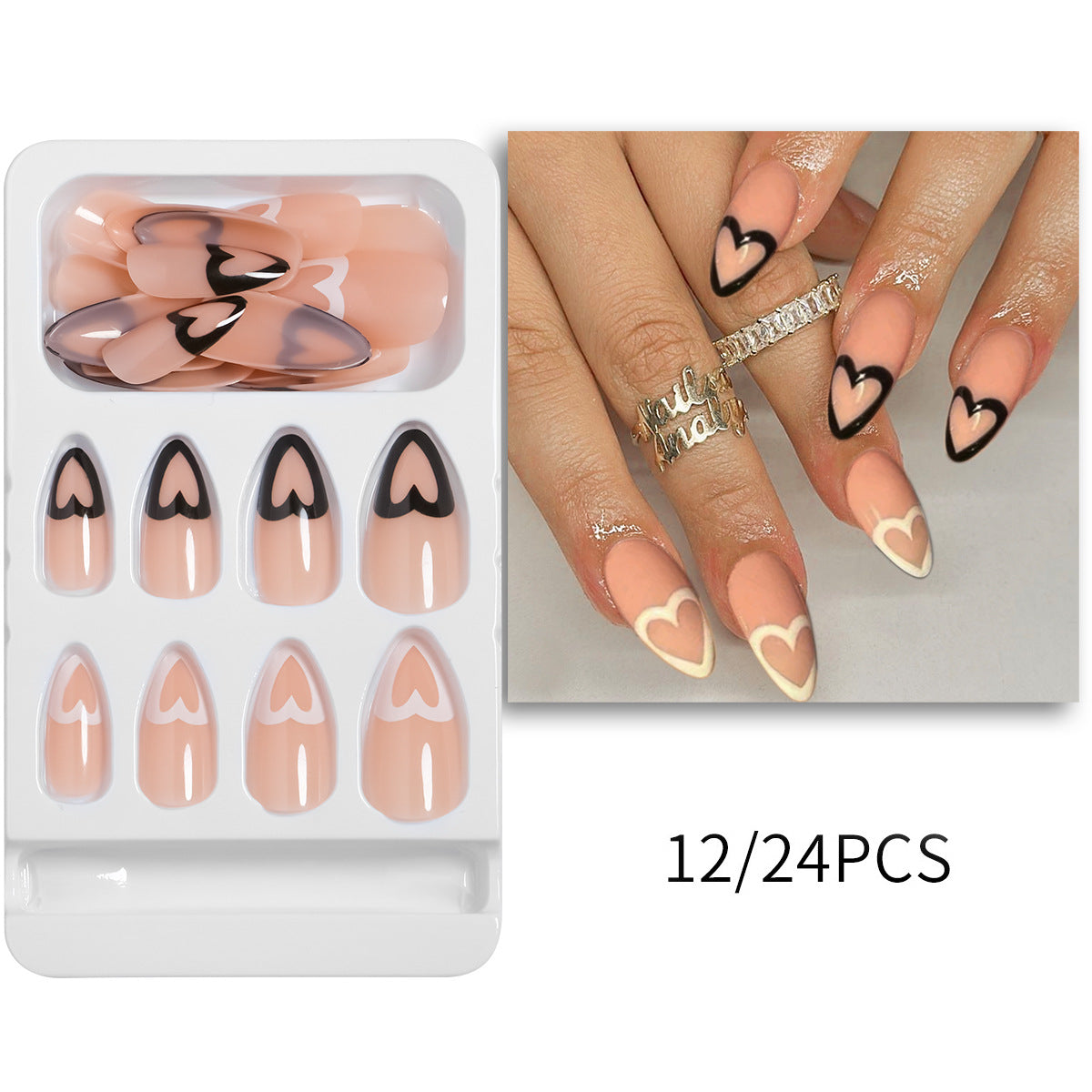 Dekorative Nageltips Brehn