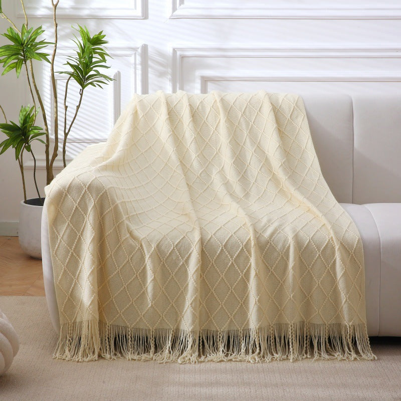 Kuschelige elegante Wurfdecke