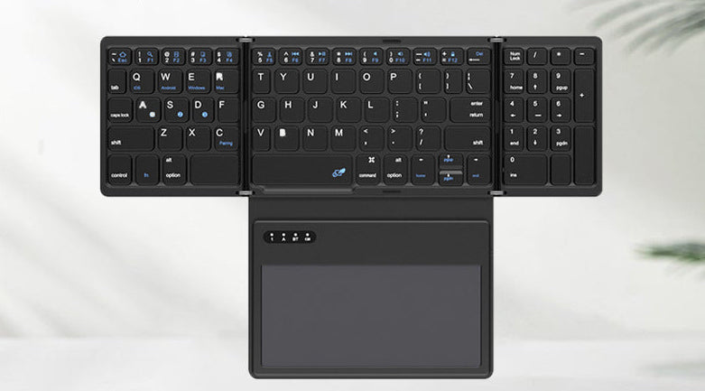 Ultra-Slim Tragbare Bluetooth-Tastatur mit Touchpad Brehn