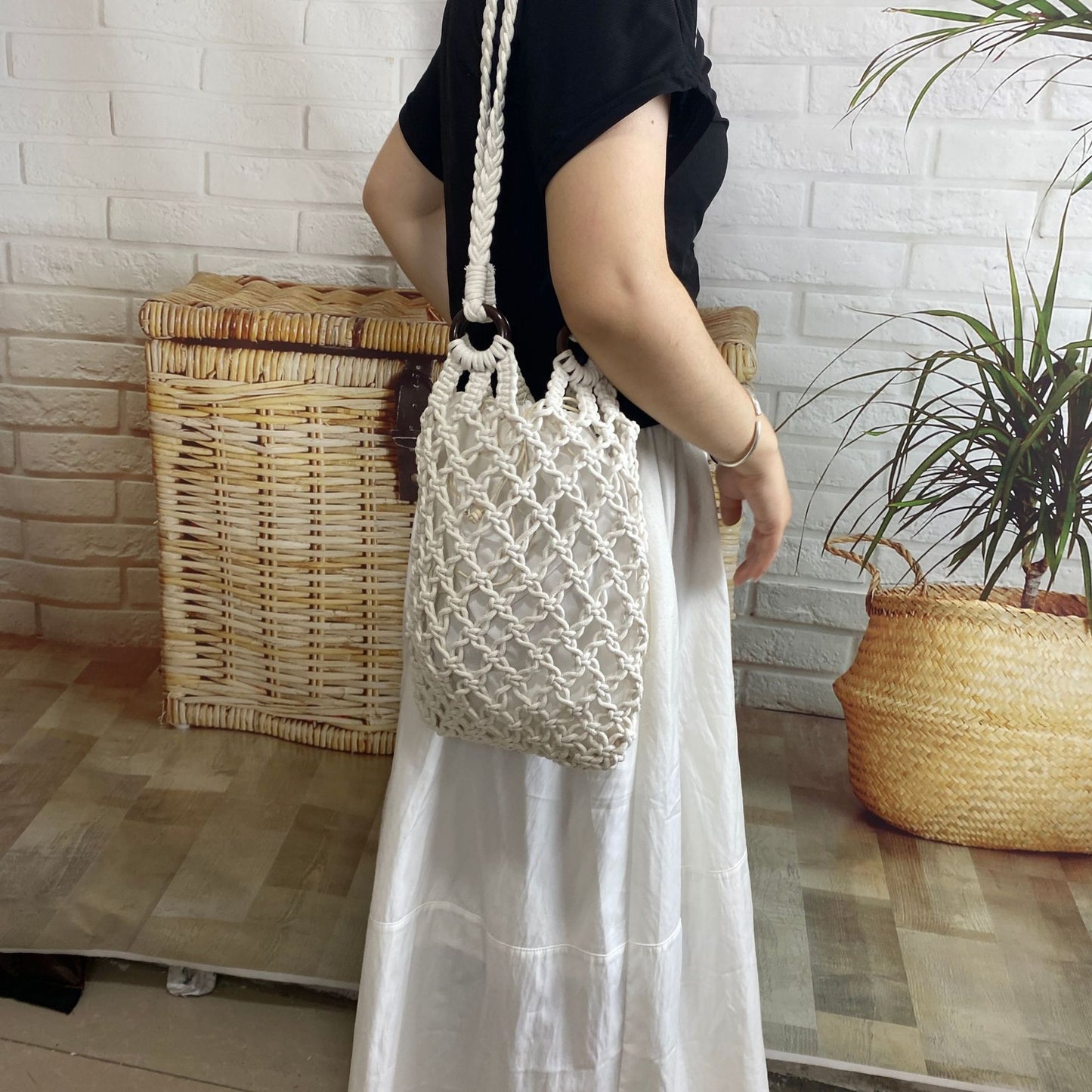 Makramee Netz-Tasche Brehn