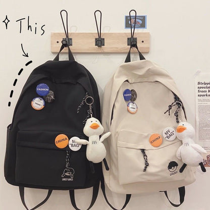 Lässiger Canvas-Rucksack Brehn