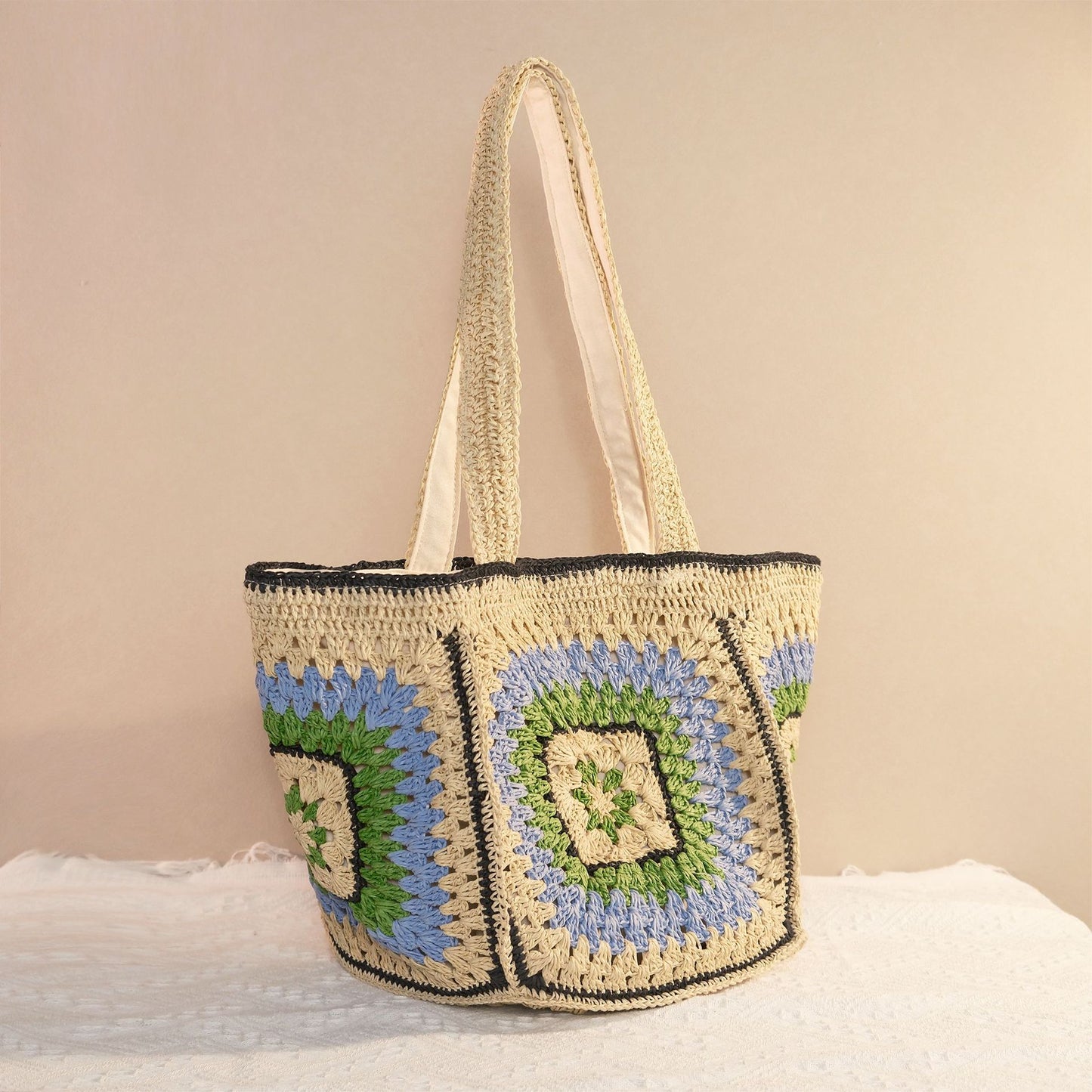 Umhängetasche mit Einzigartigem Granny-Square-Design Brehn