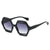 Oversized geometrische Sonnenbrille Brehn